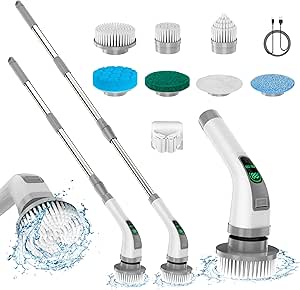 Cepillo de limpieza eléctrico giratorio Lightswim multifunción con todos sus accesorios Cepillo de limpieza eléctrico giratorio Lightswim multifunción con todos sus accesorios