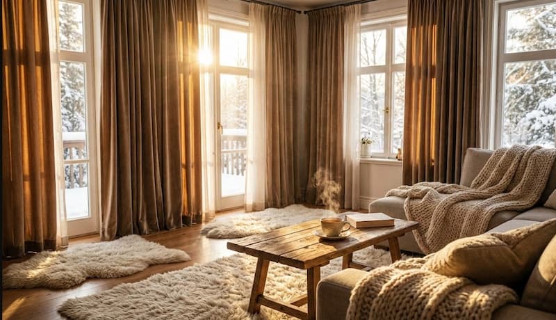 cortinas con calidez