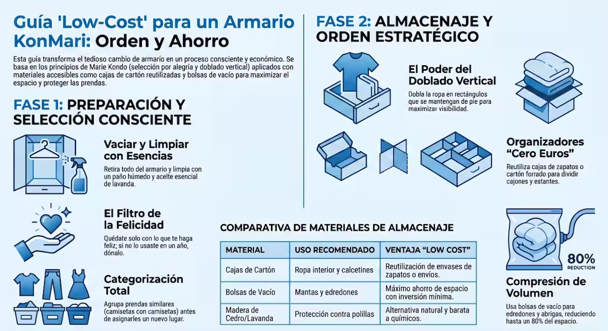 guia cambio de armario para evotar olores en invierno